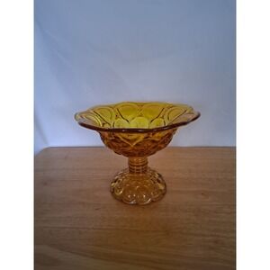 Gold Candy Dish 5 inches tall 7 inches wide and 4 inches in depth